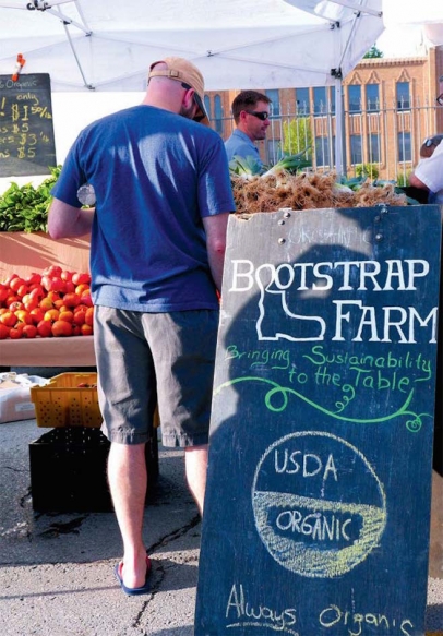 Bootstrap Farm at the Farmers Market
