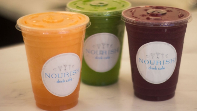 Smoothies at Nourish Drink Cafe