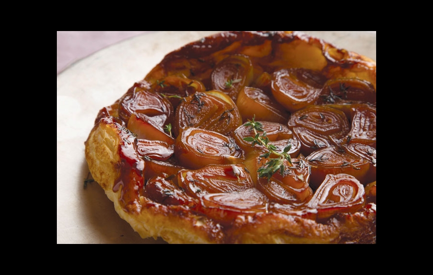 Shallot tarte tatin recipe